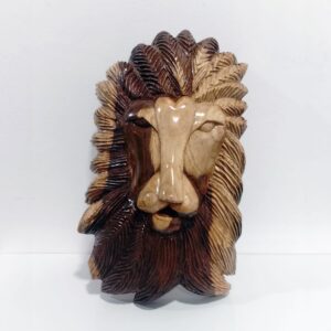 Lion 2 Wood Sculptures