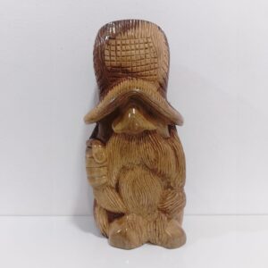 Old Man With Hat Wood Sculptures