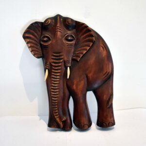 Wall Hanging Wood Elephant