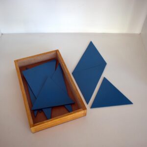 Montessori Constructive Blue Triangles