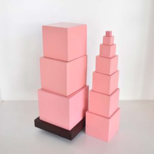 Pink Tower (Set with Stand)
