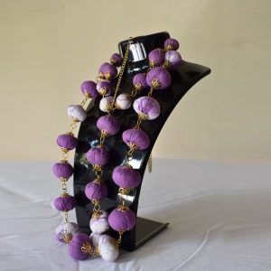 Women's Batik Jewelry Set (Purpel)