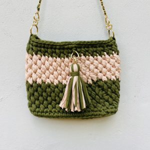 Olive Bloom Handmade Bag