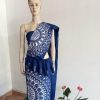 super voil hand painting saree